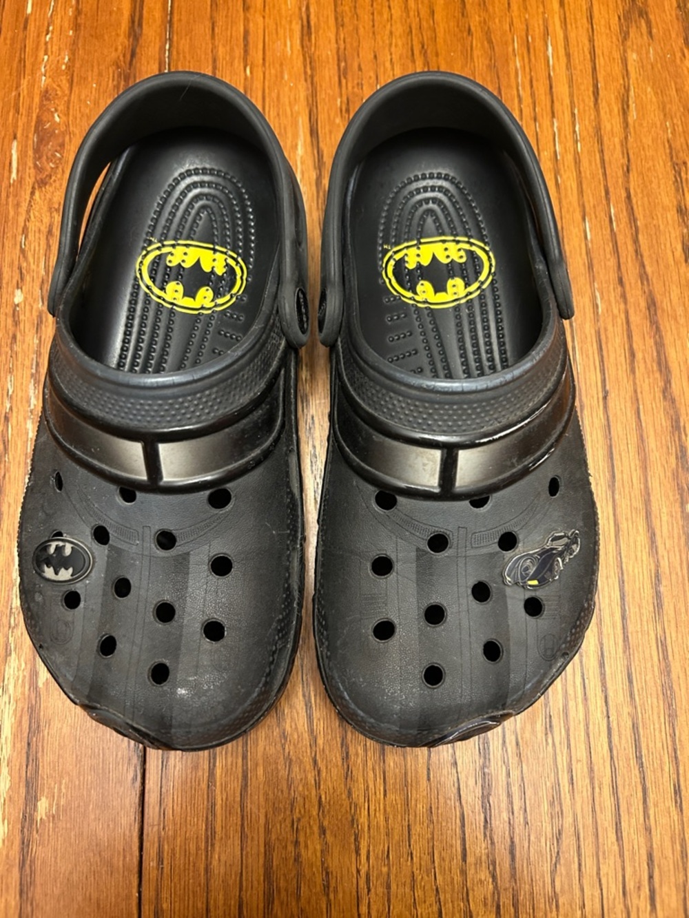 Batman Kids Black Foam Clog Sandals